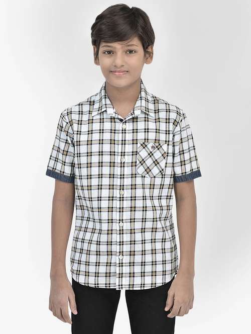 white cotton shirt