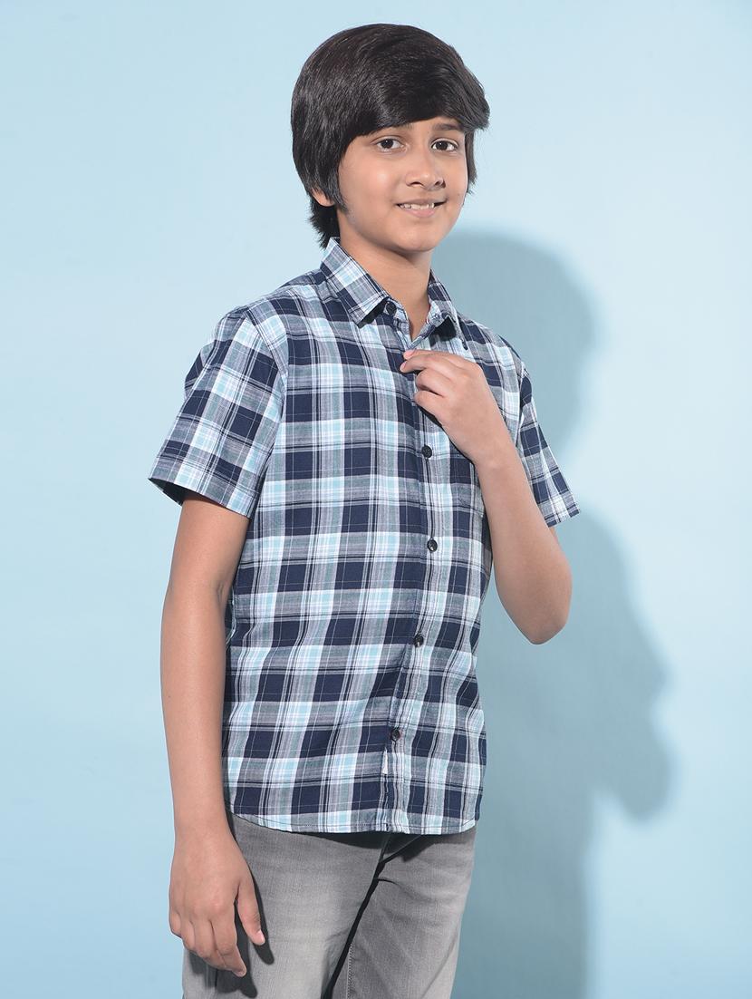 boys short sleeved cotton shirt - 21247155 - Standard Image - 2