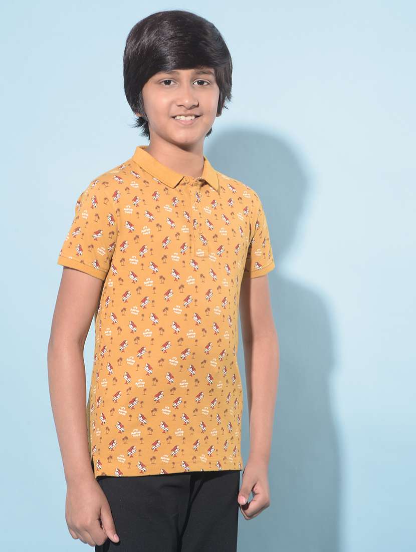 boys short sleeved cotton t-shirt