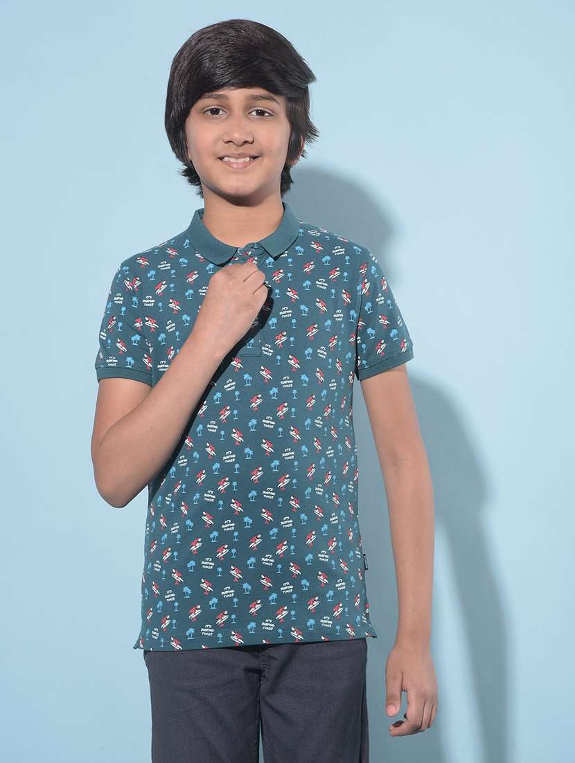 boys short sleeved cotton t-shirt