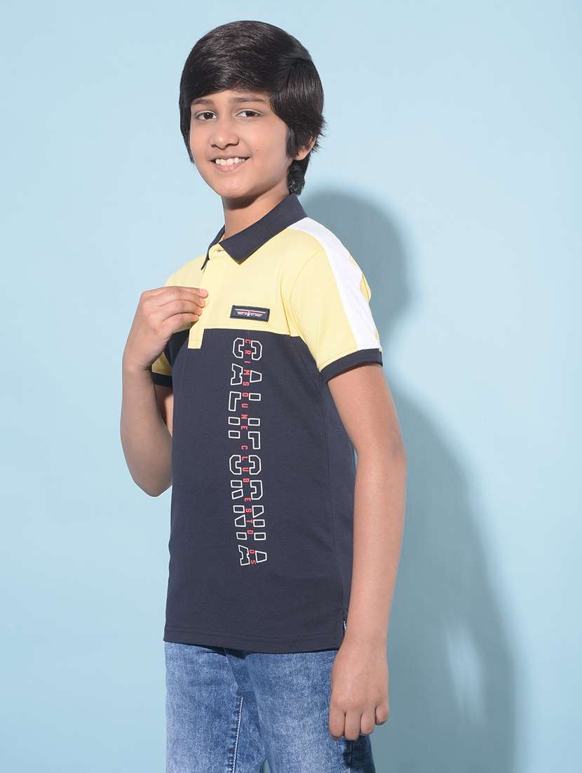 boys short sleeved cotton t-shirt