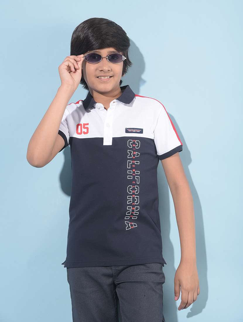 boys short sleeved cotton t-shirt