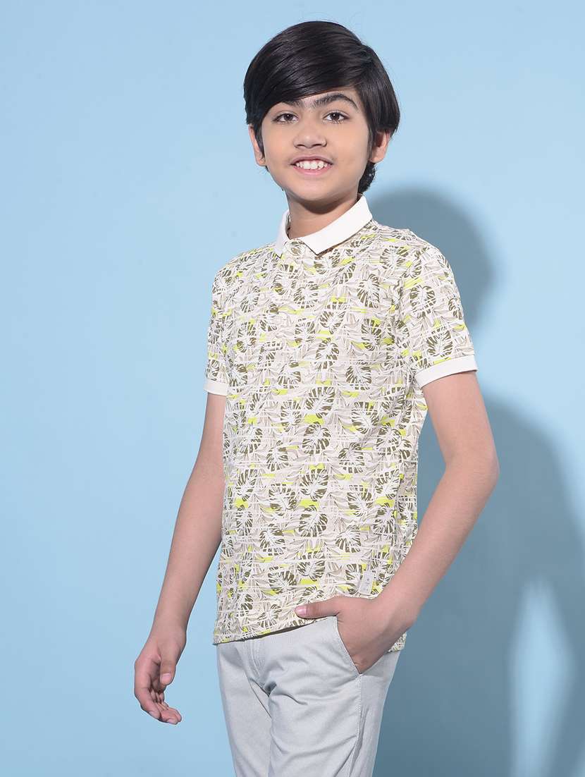 boys short sleeved cotton t-shirt