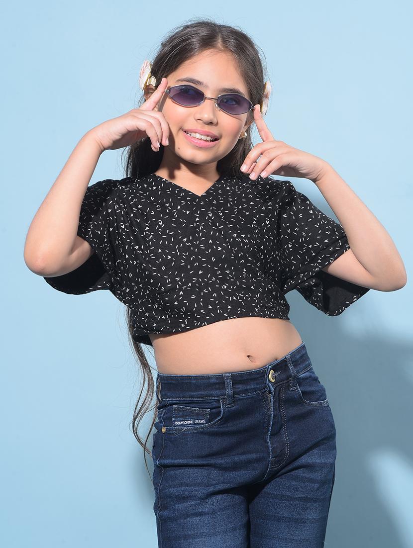 black viscose top