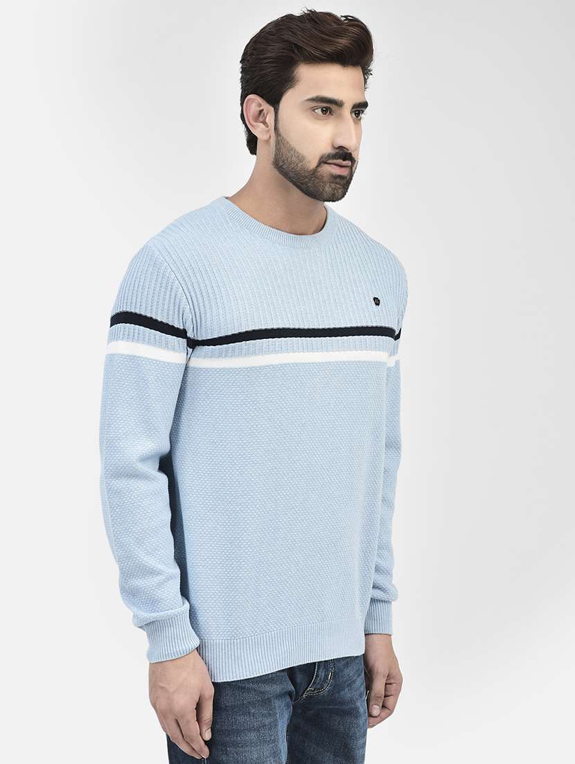 men round neck striped pullover - 21247737 -  Standard Image - 2