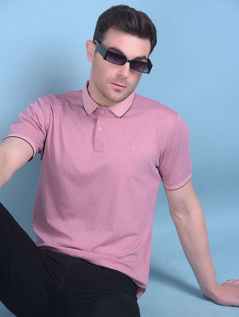 men polo neck t-shirt with short sleeves - 21247906 -  Standard Image - 2