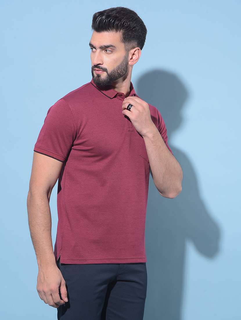 men solid polo t-shirt - 21247946 -  Standard Image - 2