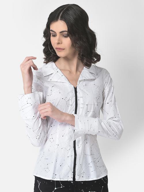 white cotton regular shirt - 21248085 - Standard Image - 0