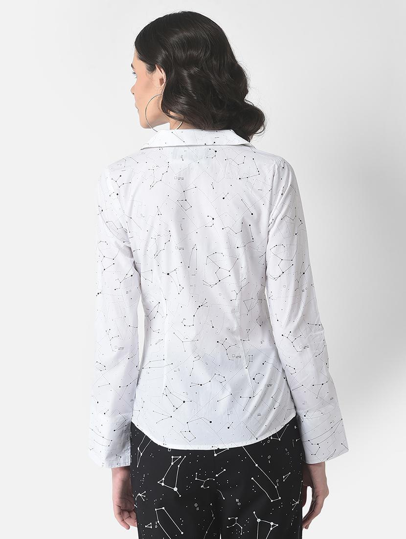 white cotton regular shirt - 21248085 - Standard Image - 2