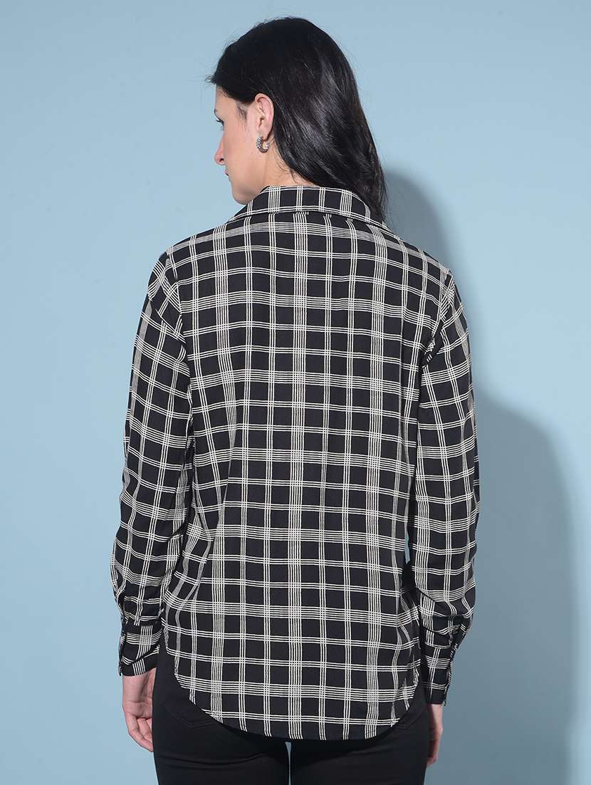 black viscose regular shirt - 21248116 -  Standard Image - 2