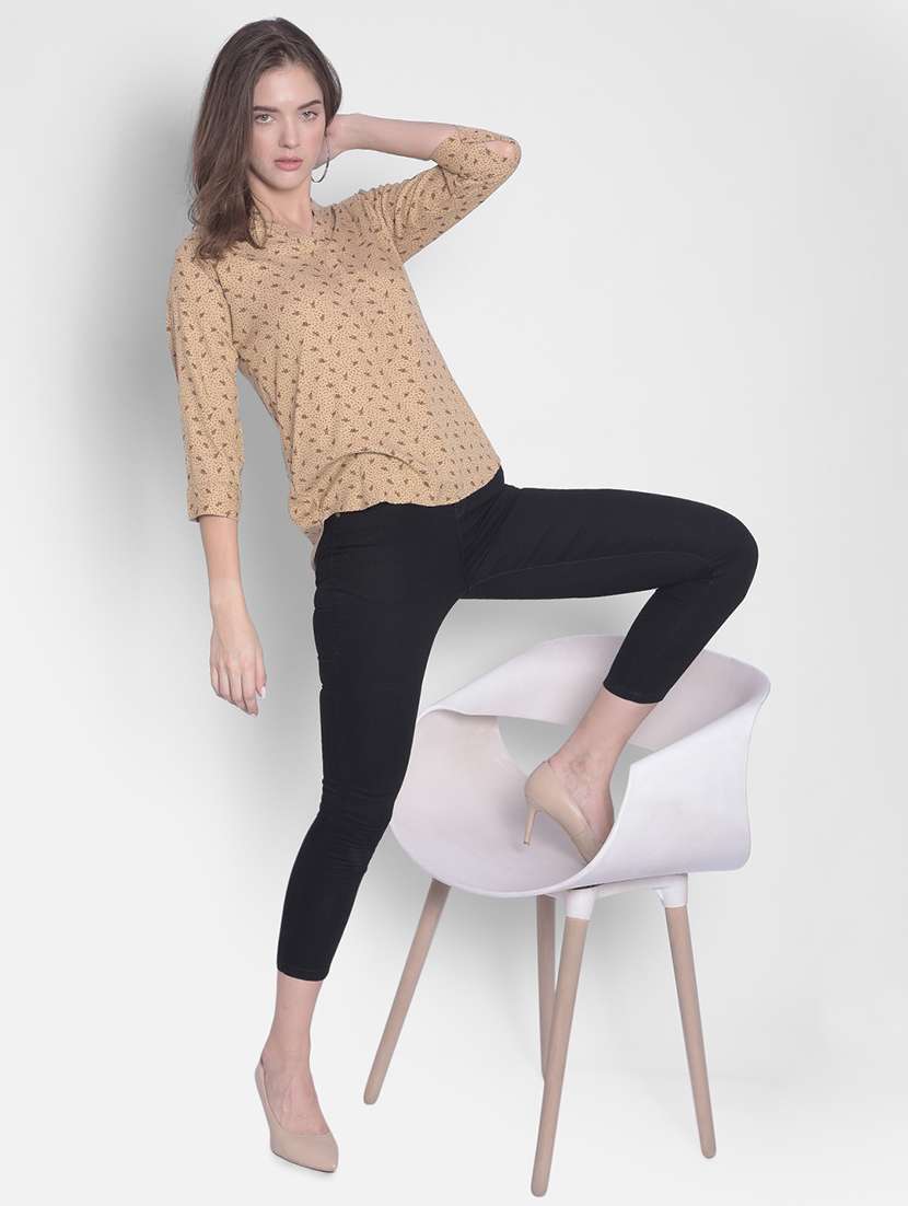 women printed high low top - 21248176 - Standard Image - 2