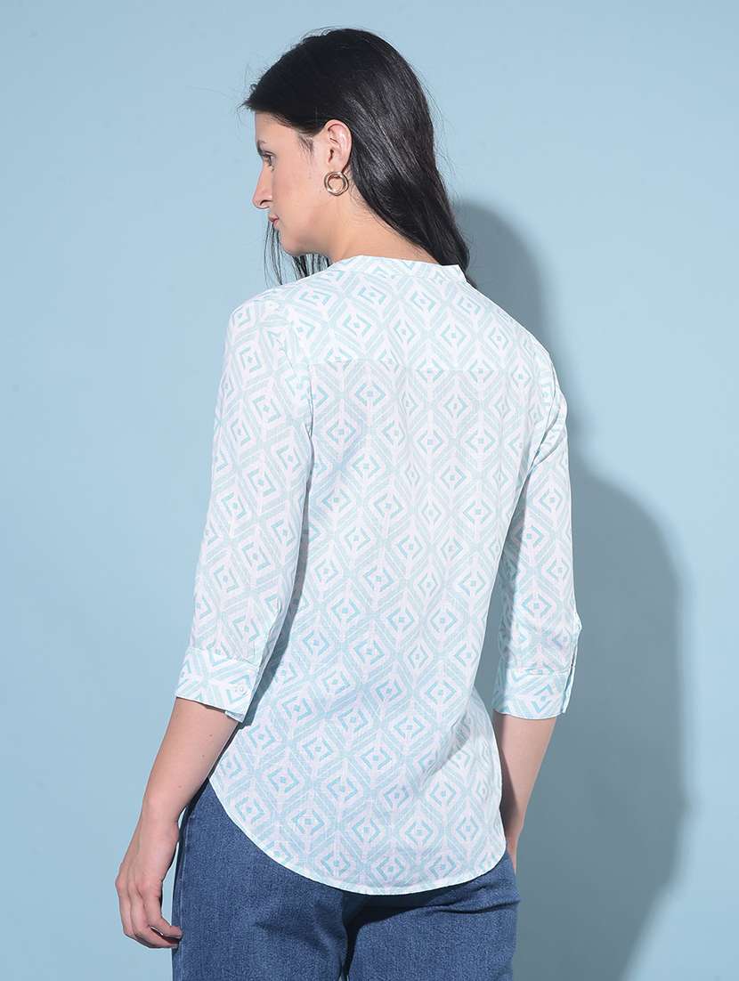 women printed high low top - 21248185 -  Standard Image - 2