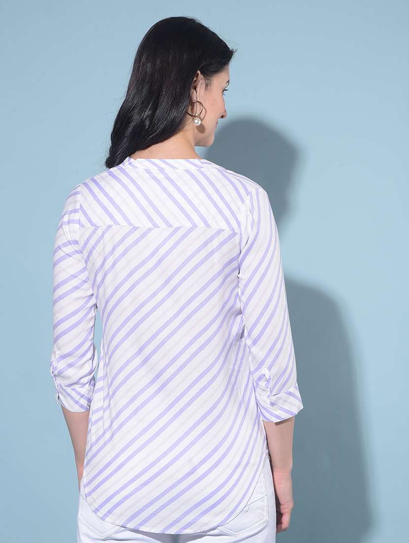 women printed high low top - 21248190 - Standard Image - 2