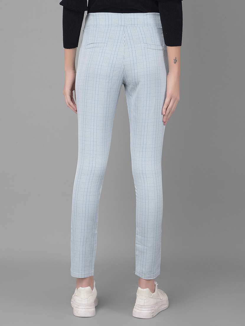 blue polyester chinos trouser - 21248254 -  Standard Image - 2