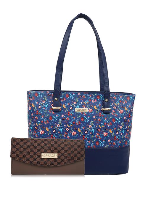 women floral printed combo handbag - 21248595 - Standard Image - 0