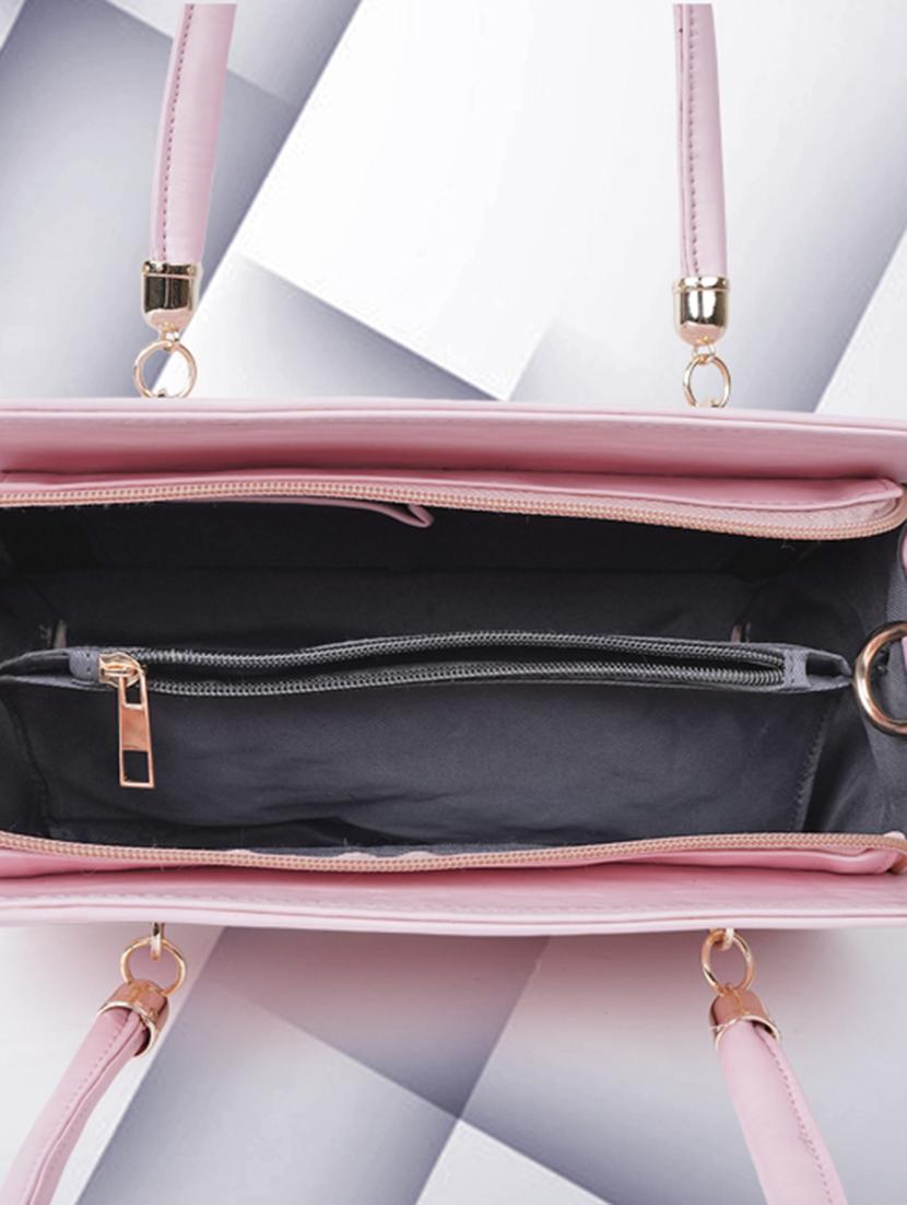 pink leatherette handbag - 21248604 - Standard Image - 2