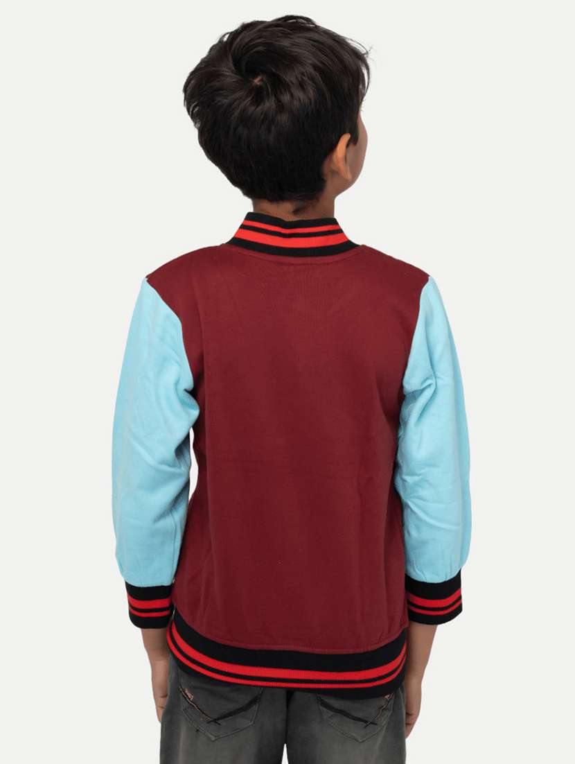 boys color block henley neck jacket - 21248888 -  Standard Image - 2