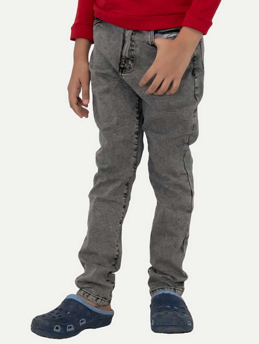 grey cotton cargos trouser