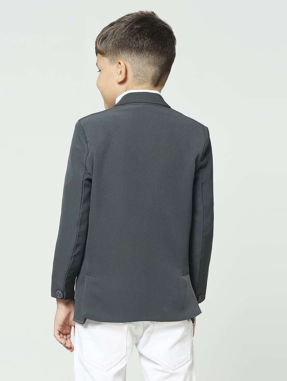 boys long sleeve solid blazer - 21249465 - Standard Image - 2