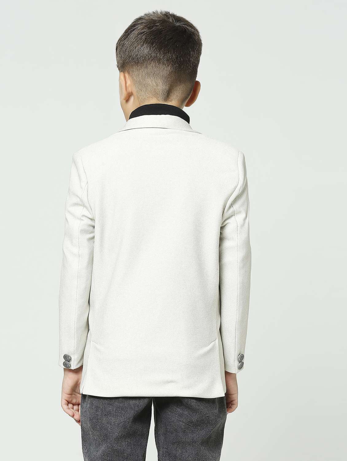 Boys Long Sleeve Solid Blazer - 21249477 -  Standard Image - 2