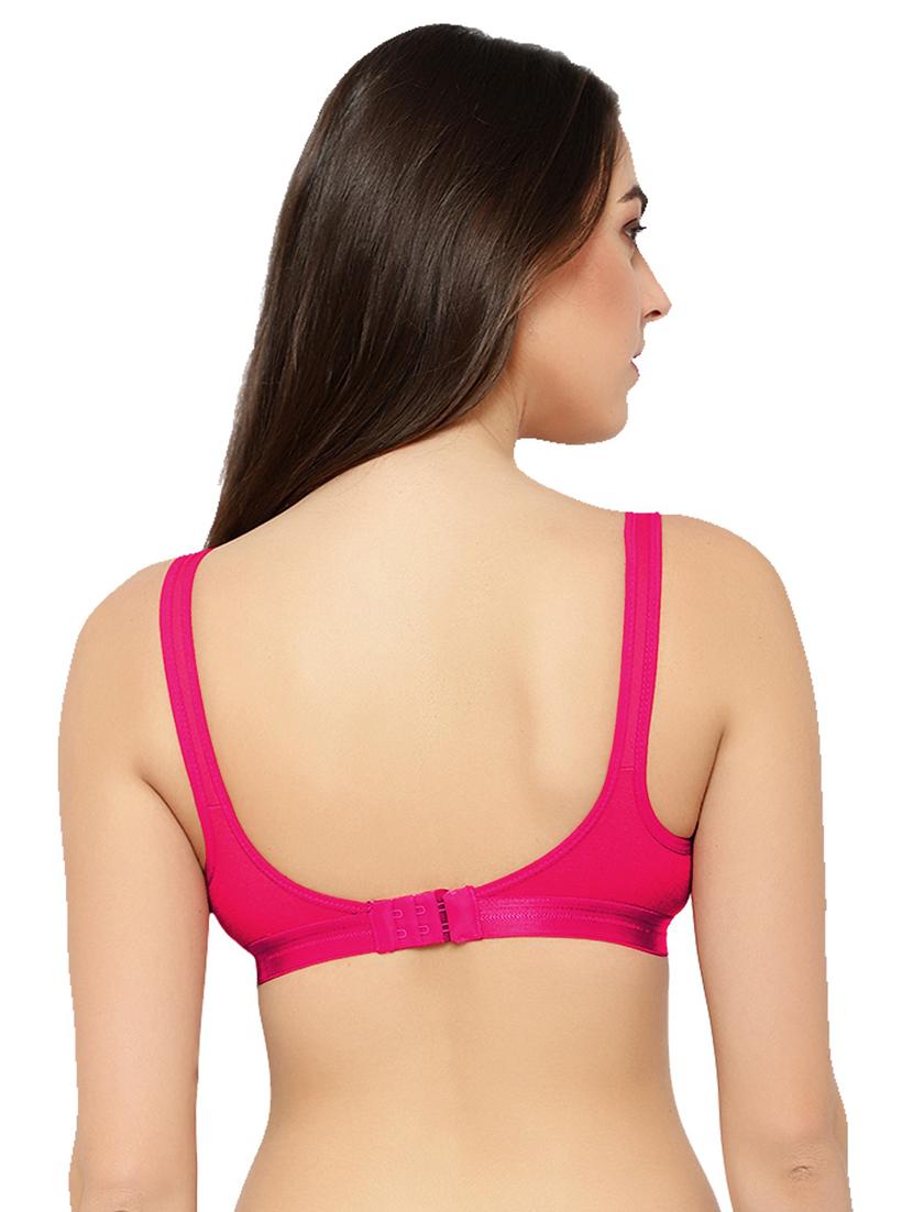 red cotton blend regular bra - 21252293 - Standard Image - 2