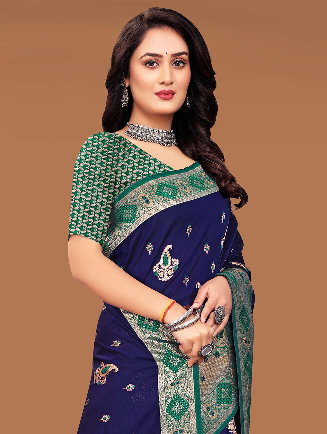 women self design banarasi saree - 21252666 - Standard Image - 2
