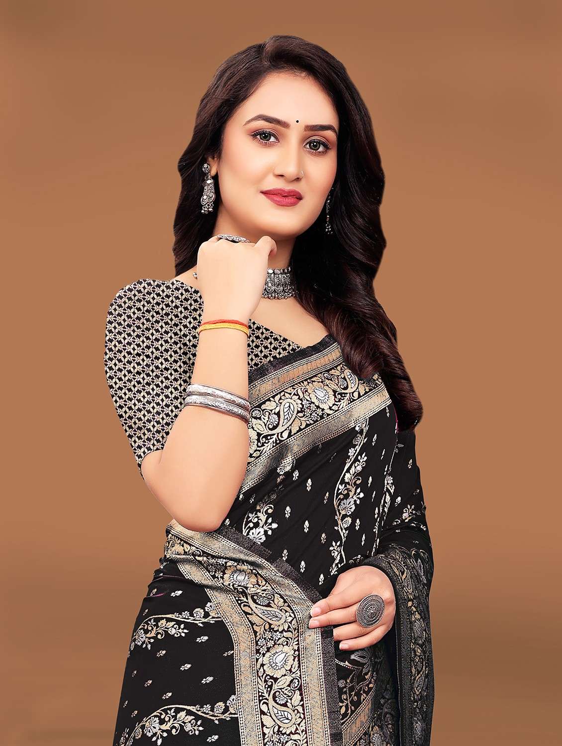 women self design banarasi saree - 21252676 - Standard Image - 2