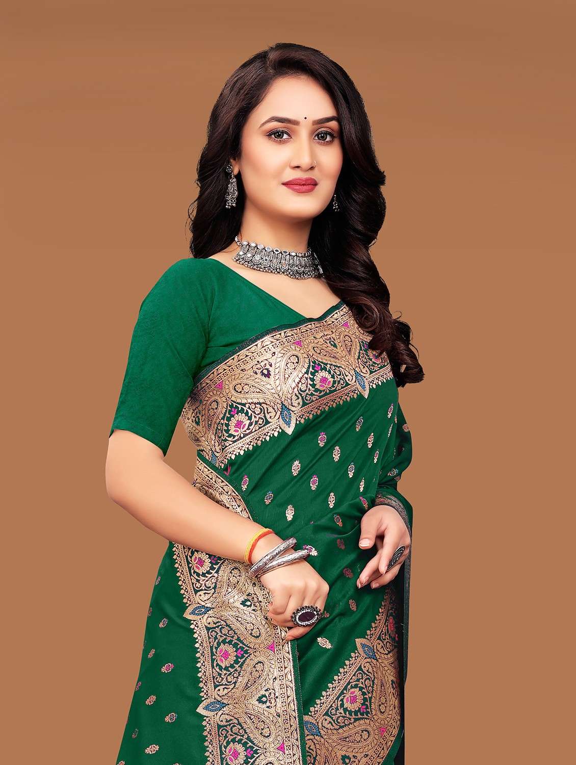 women self design banarasi saree - 21252686 -  Standard Image - 2