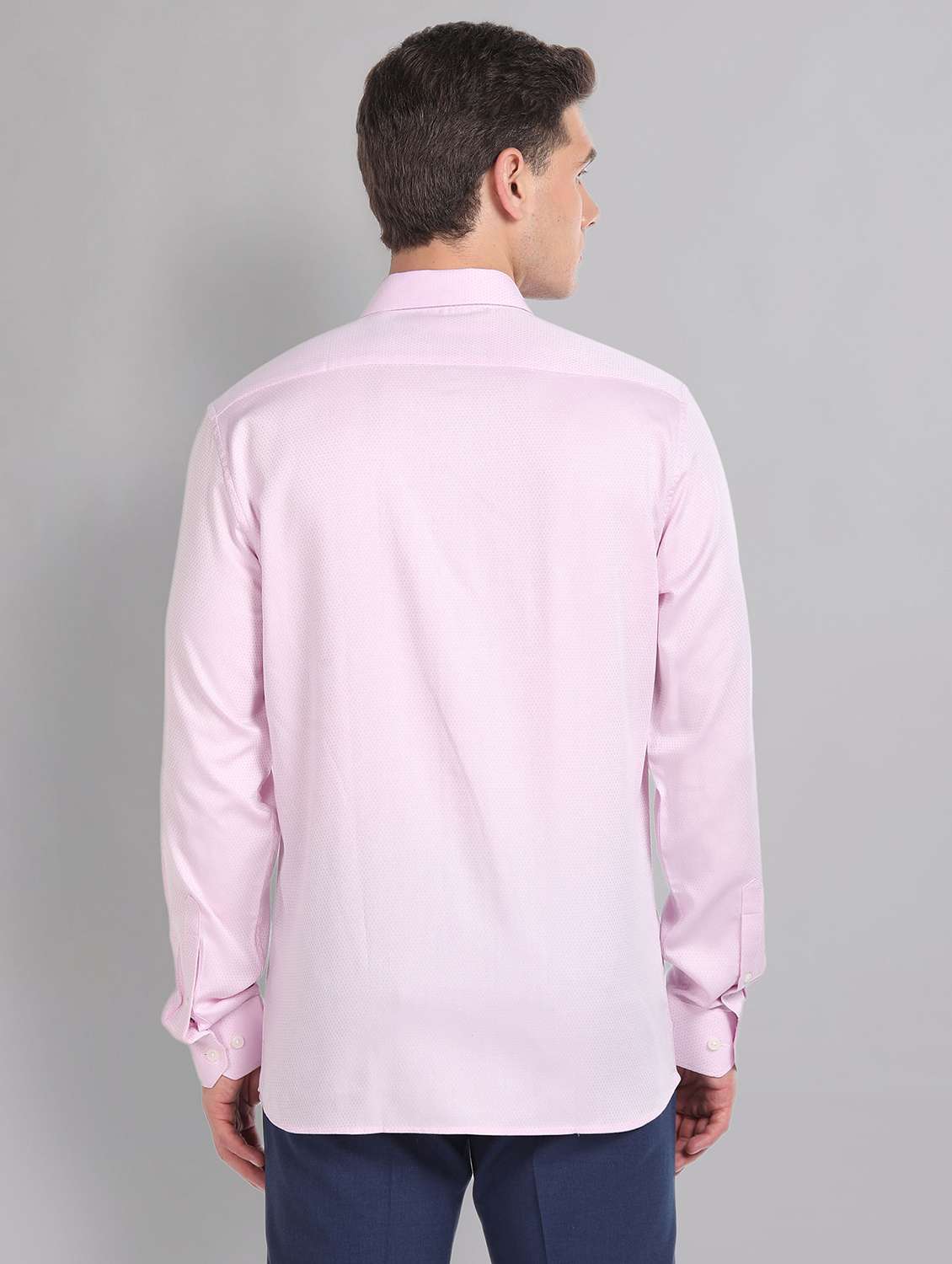 pink solid formal shirt - 21252768 -  Standard Image - 2