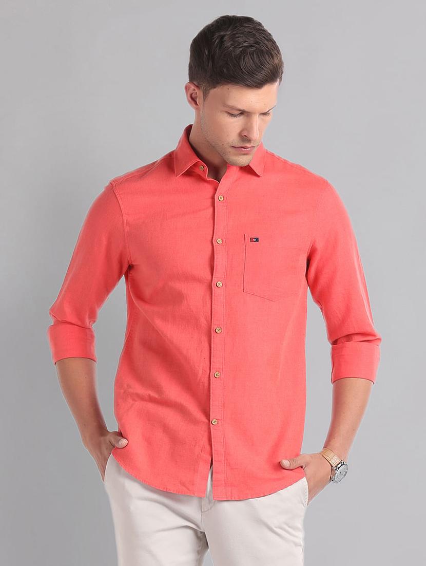 men long sleeved casual shirt - 21252794 -  Zoom Image - 0