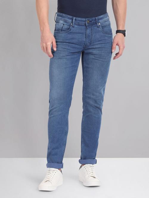 men mid rise plain jeans - 21252832 -  Standard Image - 0