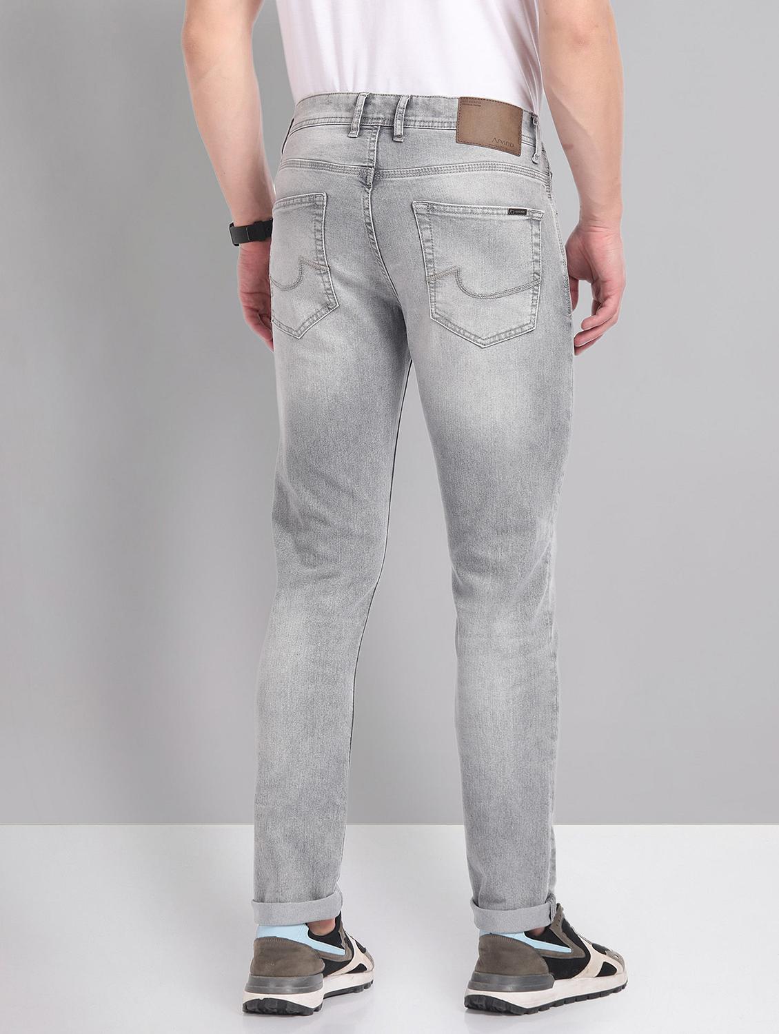 men mid rise plain jeans - 21252839 - Standard Image - 2