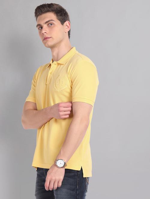 men solid polo neck t-shirt - 21252872 -  Standard Image - 0