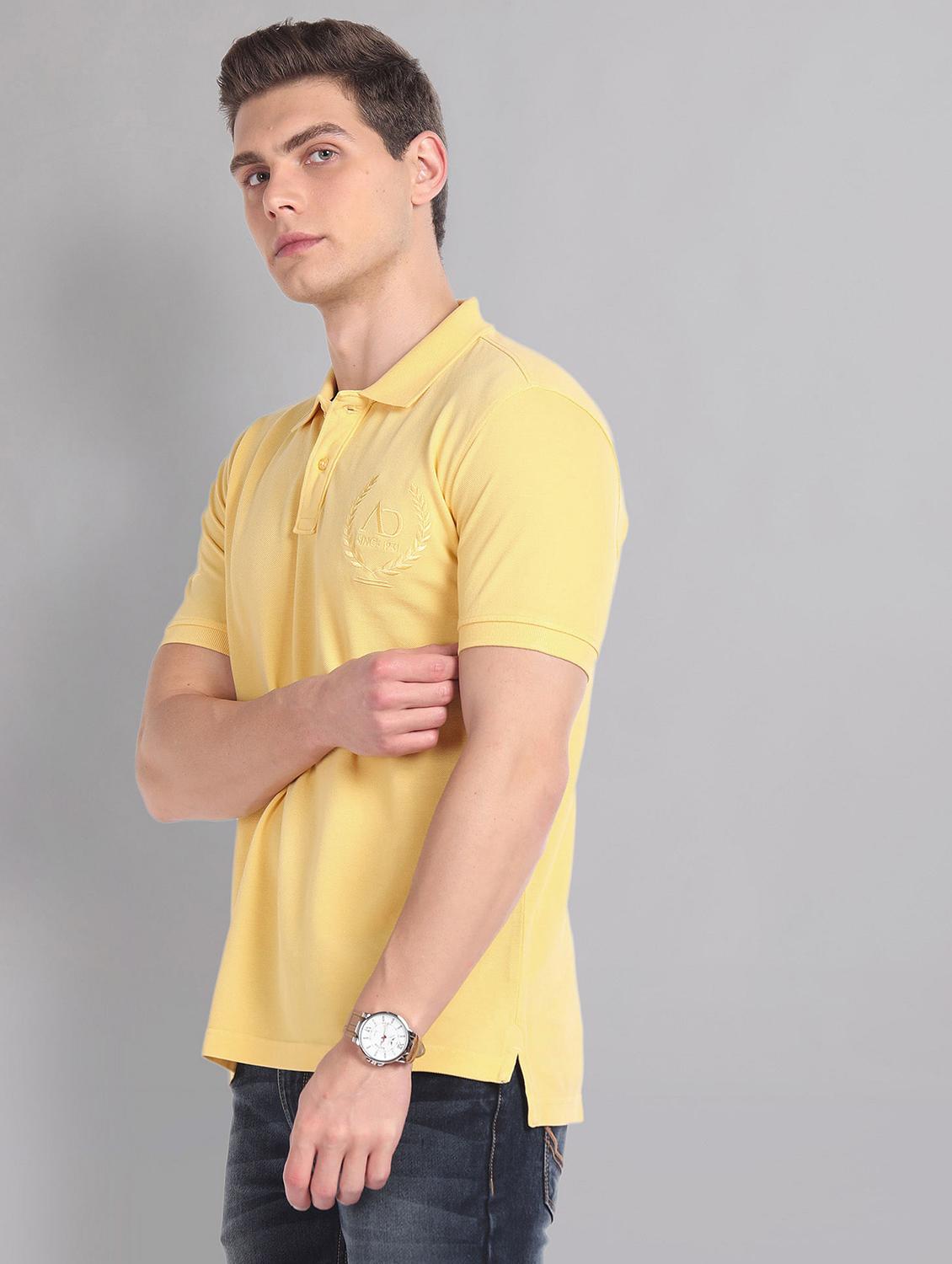 men solid polo neck t-shirt - 21252872 -  Zoom Image - 0