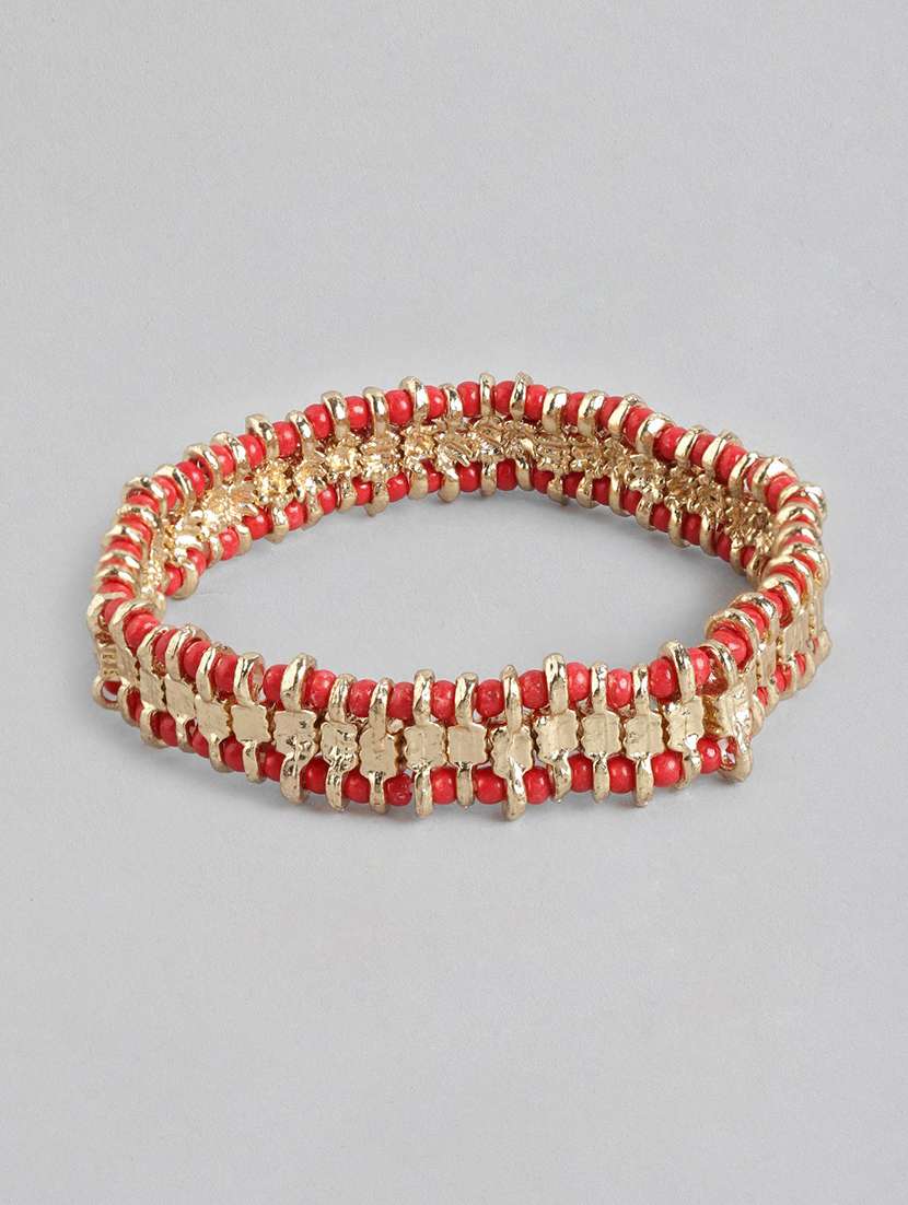 gold brass bangle bracelet