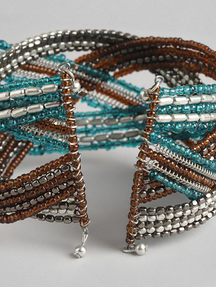 multi colored metal bangle bracelet - 21252979 - Standard Image - 2