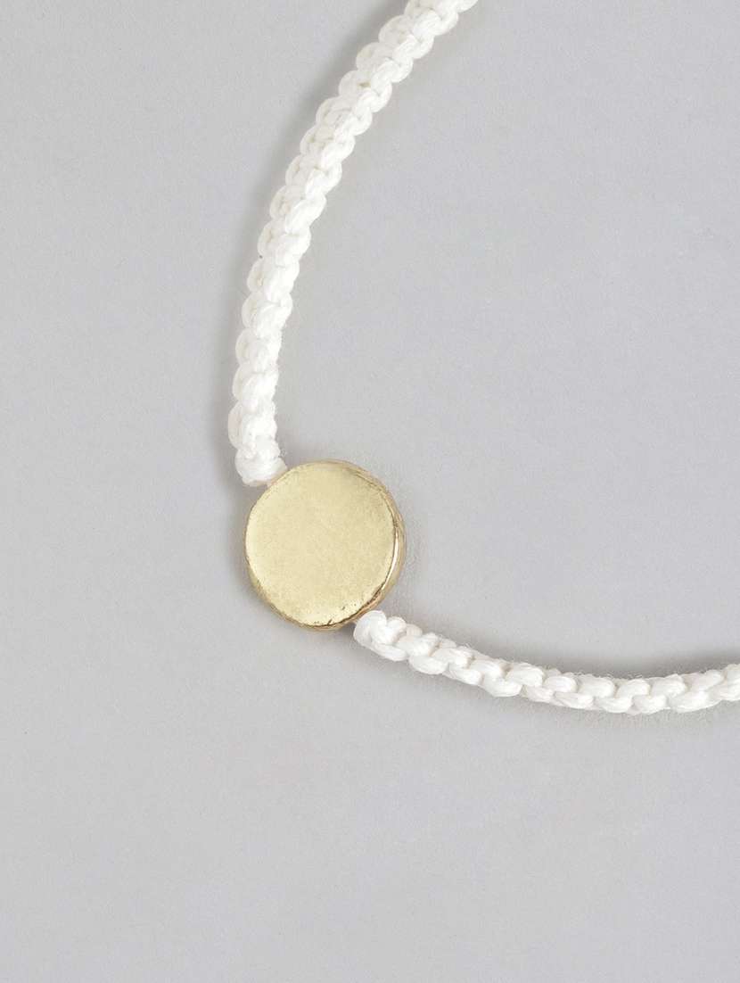 white brass bangle bracelet - 21252986 - Standard Image - 2