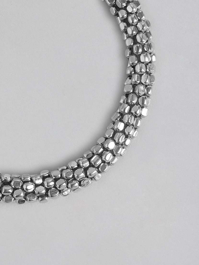 silver brass bangle bracelet - 21252996 - Standard Image - 2