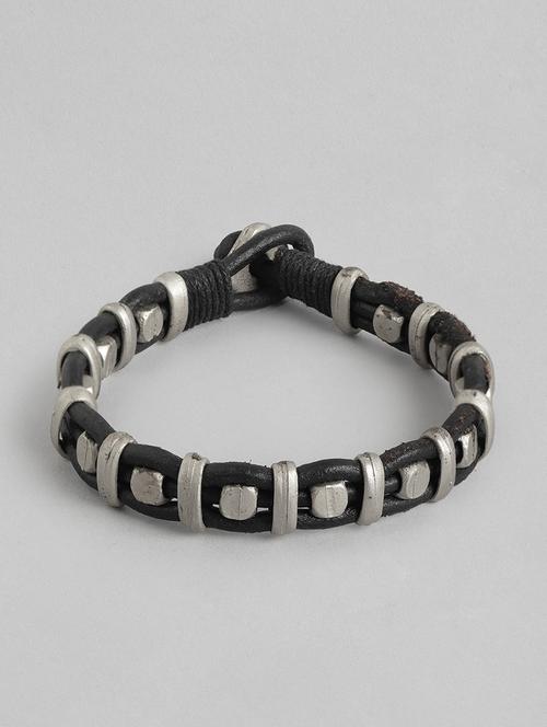 black metal bangle bracelet - 21252997 - Standard Image - 0