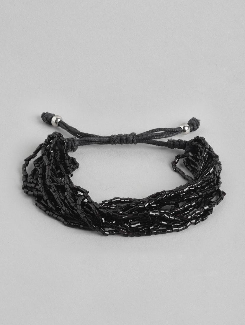 black metal bangle bracelet - 21253003 - Zoom Image - 0