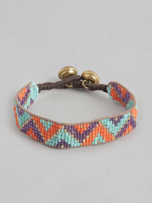 multi colored metal bangle bracelet - 21253006 - Standard Image - 0