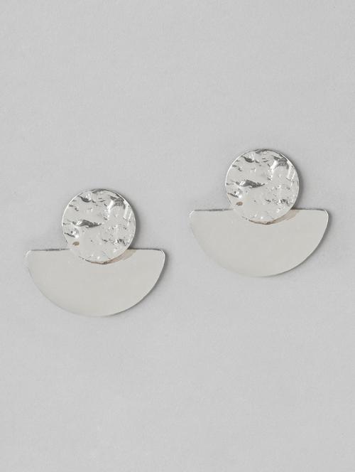 silver metal drop earring - 21253026 -  Standard Image - 0