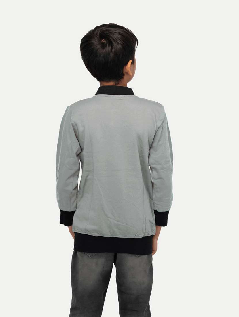 boy printed long sleeves regular jacket - 21253107 -  Standard Image - 2