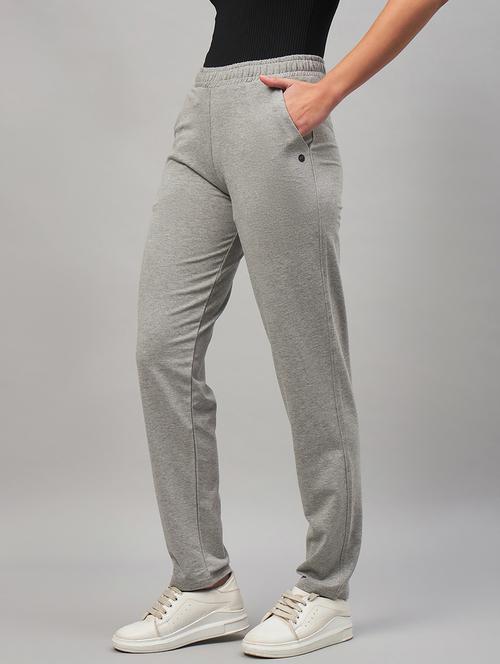 grey cotton track pant - 21253362 -  Standard Image - 0