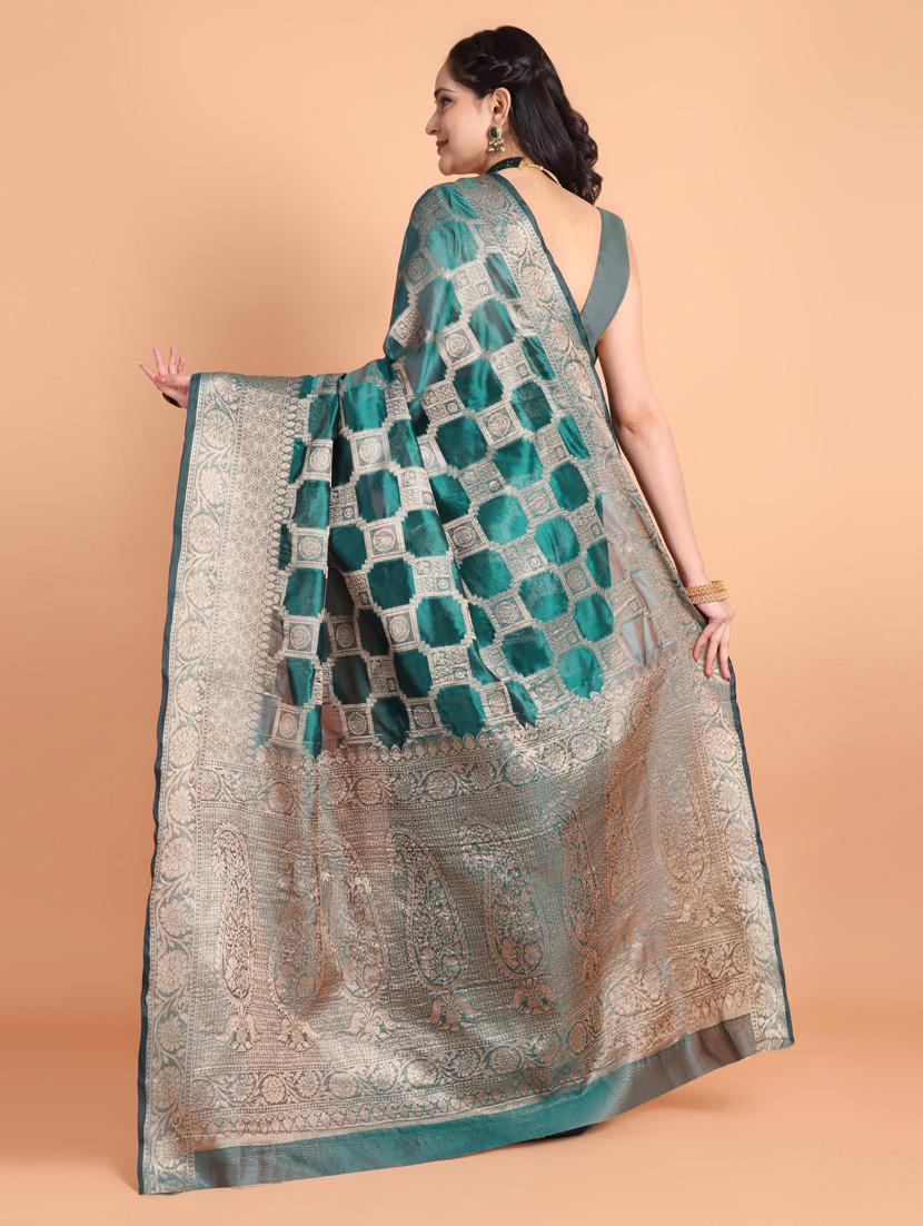 women self design banarasi saree with blouse - 21253413 - Standard Image - 2