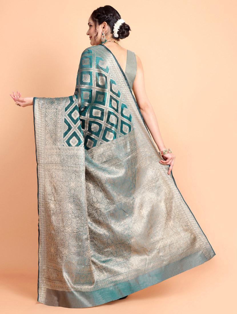 women self design banarasi saree with blouse - 21253419 - Standard Image - 2