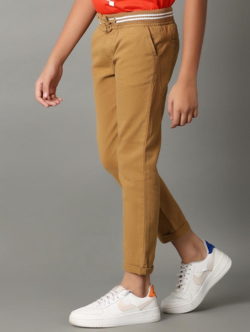 brown cotton cargos trouser - 21254833 - Standard Image - 2