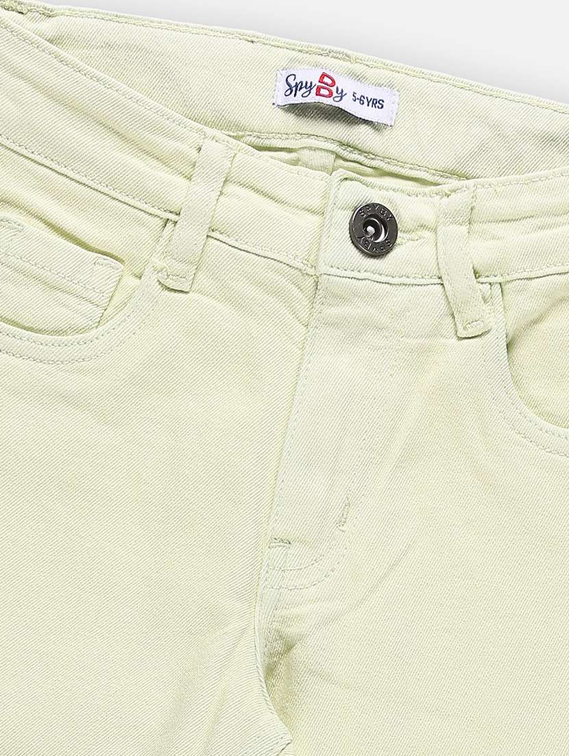 girl solid high rise jean - 21255753 - Standard Image - 2