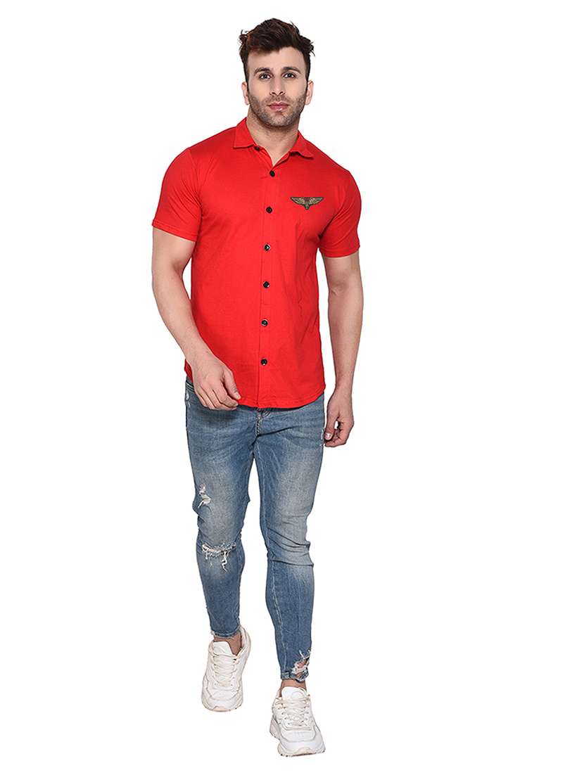 men solid casual shirt - 21256710 -  Standard Image - 2