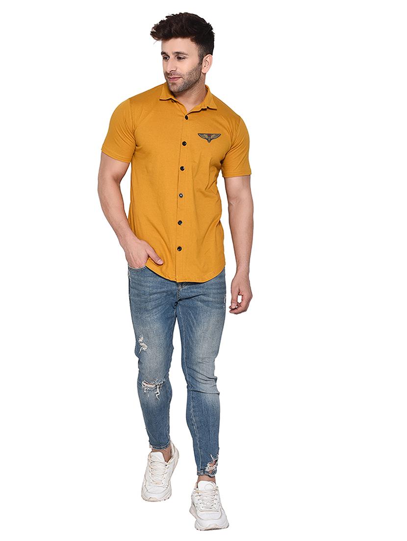 men solid casual shirt - 21256711 - Standard Image - 2